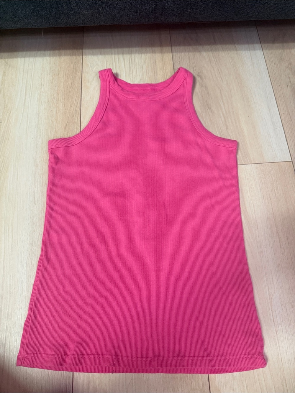 Target Pink Ribbed Tank Top